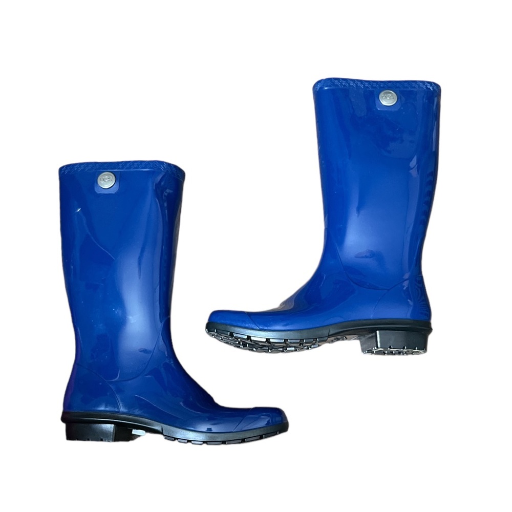 UGG Australia Women's‎ Rain Boot Royal Blue Jay Shaye Tall 1012350 Size 9